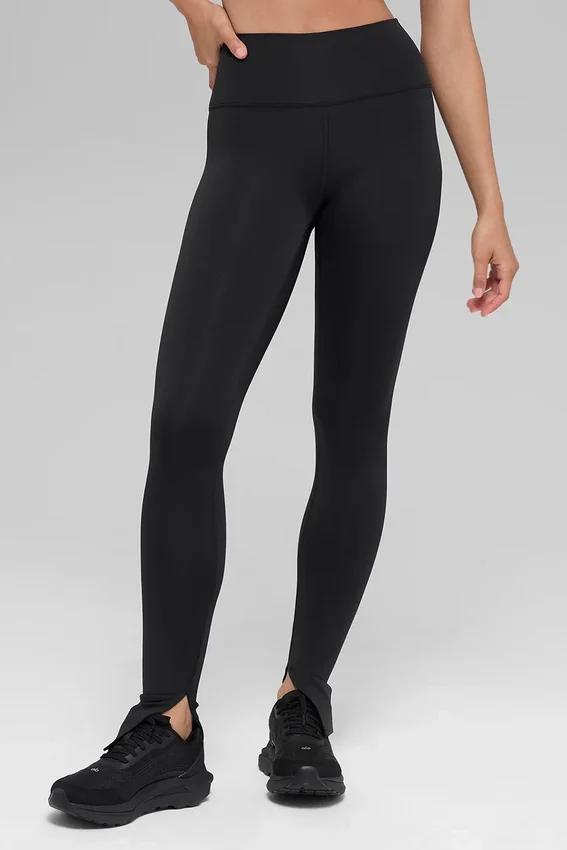Airlift High-Waist Uzun Tayt - Siyah
