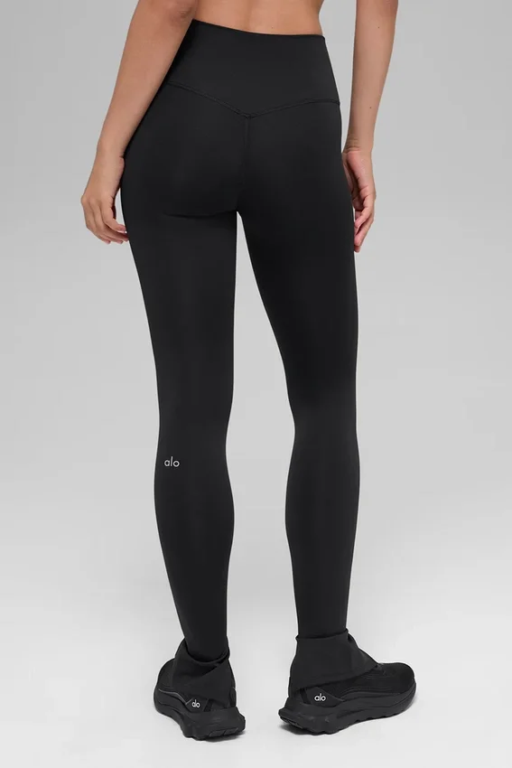 Airlift High-Waist Uzun Tayt - Siyah