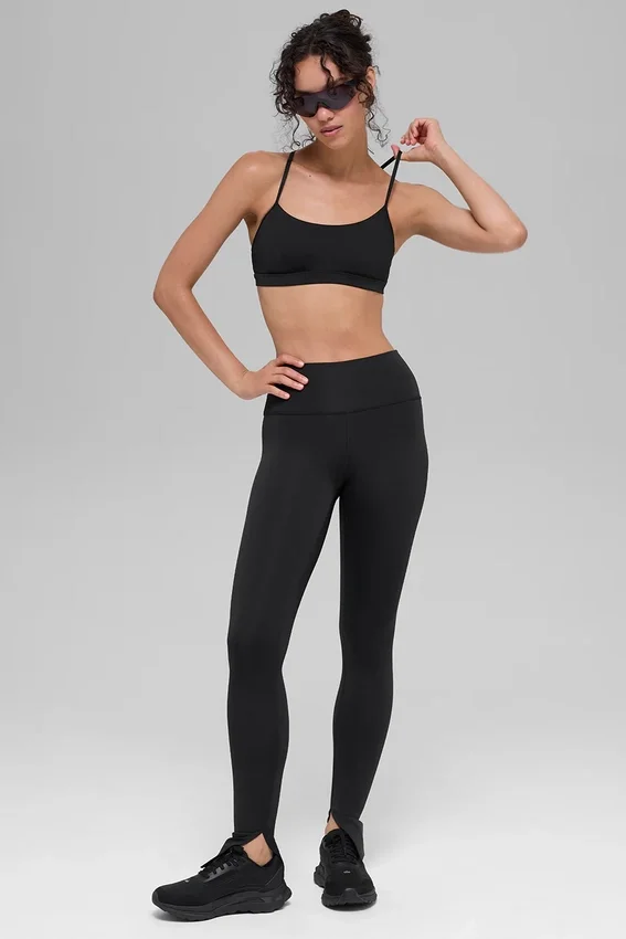 Airlift High-Waist Uzun Tayt - Siyah