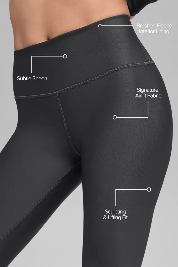 Airlift Kışlık Sıcak High-Waist Tayt - Antrasit