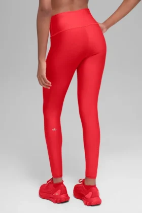 Airlift Kışlık Sıcak Tutucu High-Waist Tayt – Parlak Kırmızı