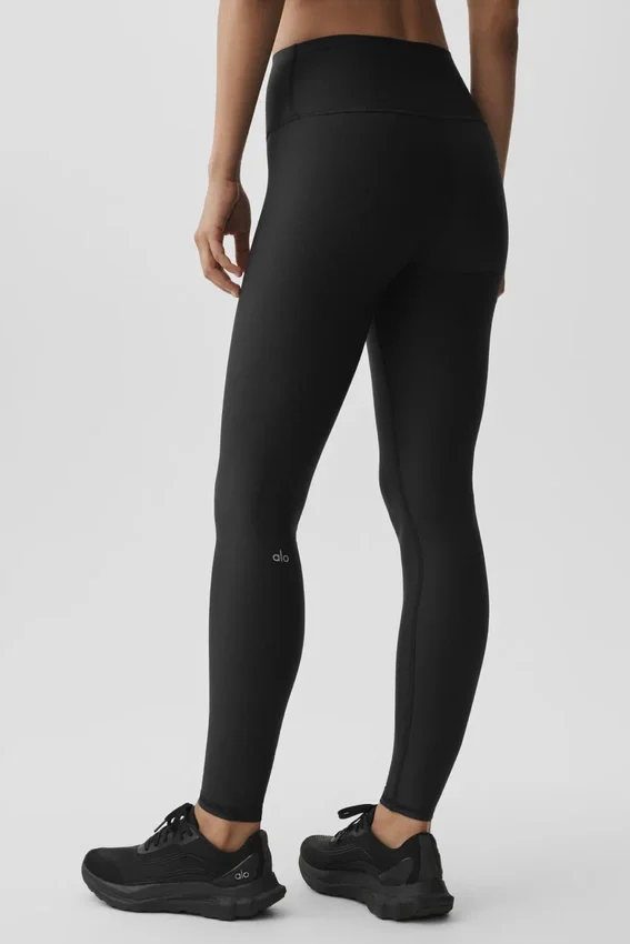 Airlift Kışlık Sıcak Tutucu High-Waist Tayt - Siyah