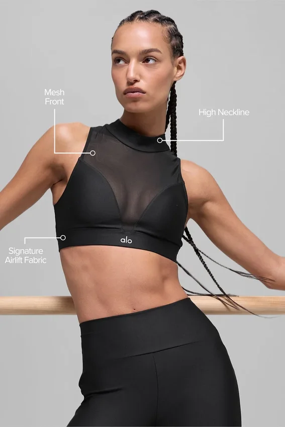Airlift Mesh Infatuation Sütyen - Siyah