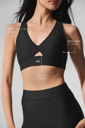 Airlift Mesh Just Right Sütyen – Siyah