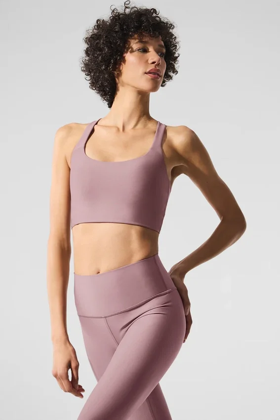 Airlift Sleek Sütyenli Tank Top - Smoky Quartz