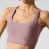 Airlift Sleek Sütyenli Tank Top - Smoky Quartz