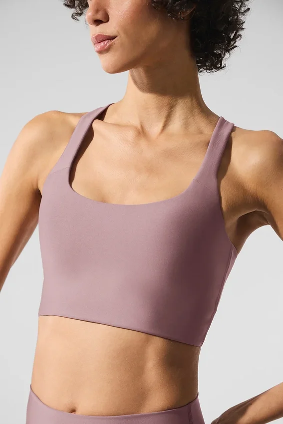 Airlift Sleek Sütyenli Tank Top - Smoky Quartz
