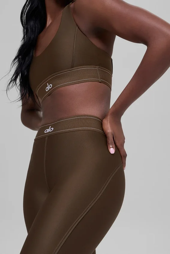 High-Waist Airlift Suit Up Taytlar - Espresso