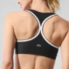 Airlift Super Sleek Kontrast Spor Sütyeni - Siyah/Beyaz