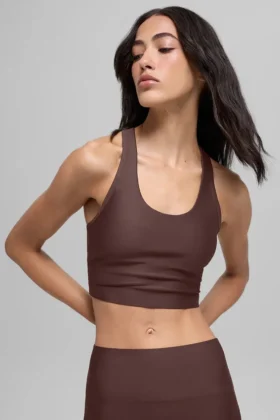 Airlift Super Sleek Sütyenli Tank – Brownstone