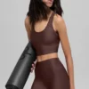 Airlift Super Sleek Sütyenli Tank - Brownstone