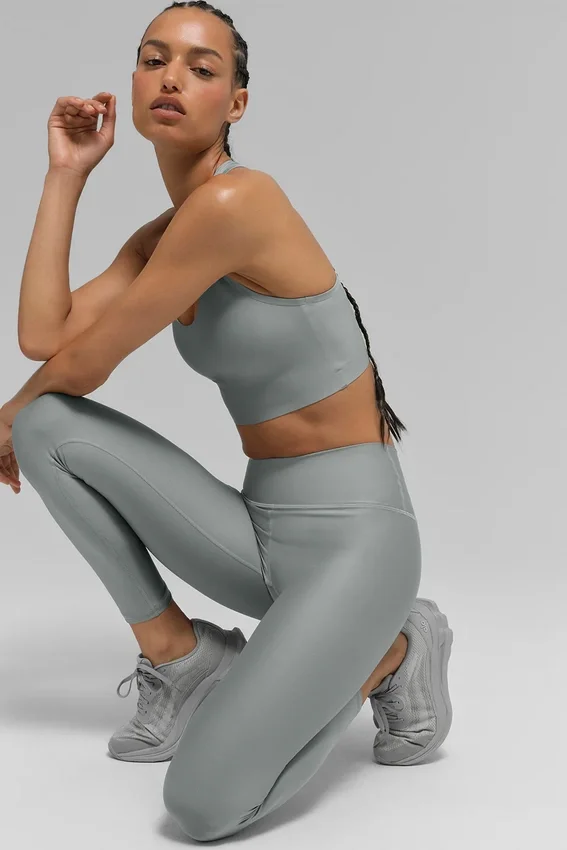 Airlift Super Sleek Sütyenli Tank Top - Ay Gri