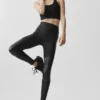 Airlift Winter Warm High-Waist Supermoto Tayt - Siyah