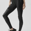 Airlift Winter Warm High-Waist Supermoto Tayt - Siyah