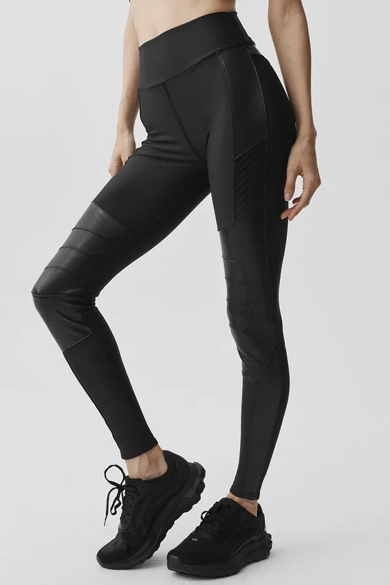 Airlift Winter Warm High-Waist Supermoto Tayt - Siyah