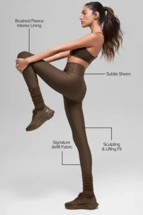 Airlift Winter Warm High-Waist Tayt – Espresso