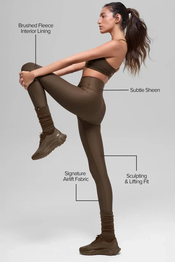 Airlift Winter Warm High-Waist Tayt - Espresso