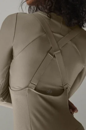 Airlift Winter Warm Mesh Ski Time Uzun Kollu – Açık Kakao