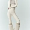 Airlift Winter Warm Mesh Ski Time Uzun Kollu - Fildişi