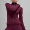 Airlift Winter Warm Radiant Tam Fermuarlı Ceket - Bordo