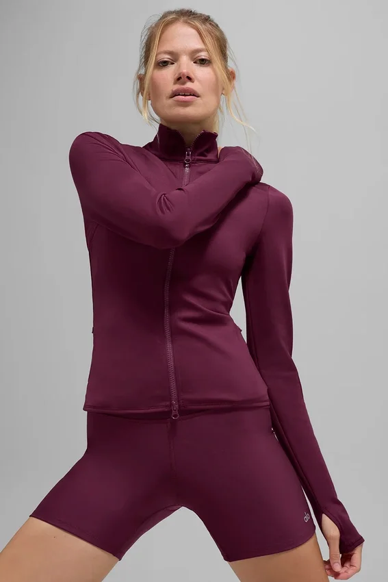 Airlift Winter Warm Radiant Tam Fermuarlı Ceket - Bordo