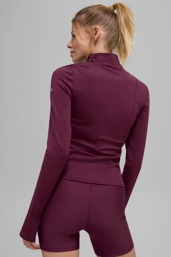Airlift Winter Warm Radiant Tam Fermuarlı Ceket - Bordo