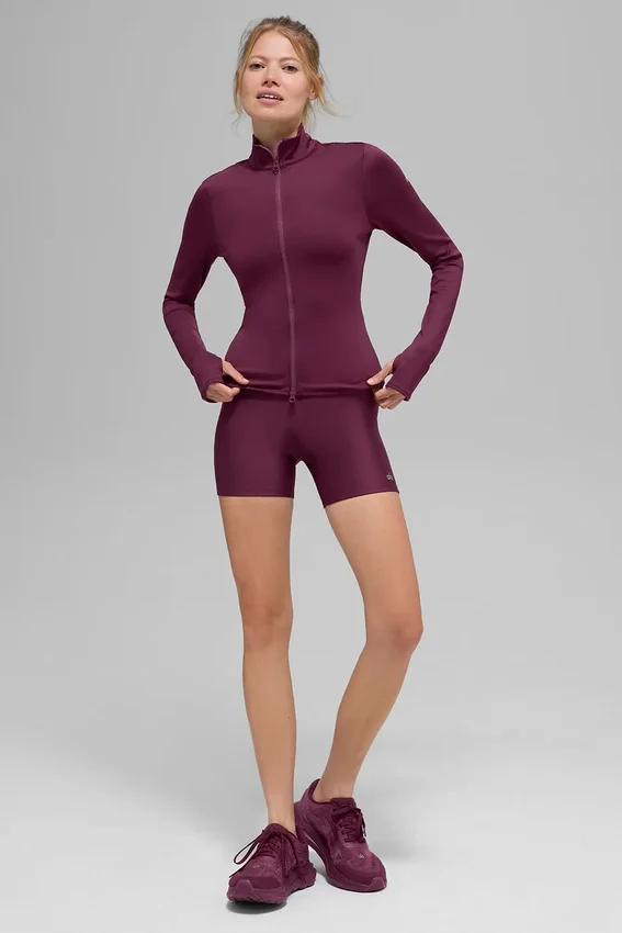 Airlift Winter Warm Radiant Tam Fermuarlı Ceket - Bordo