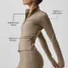 Airlift Winter Warm Radiant Tam Fermuarlı Ceket - Gravel