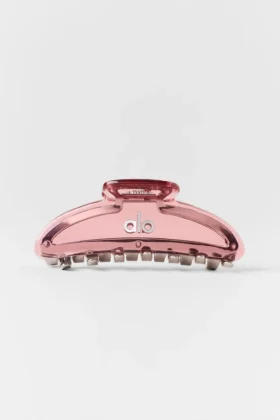 Akrilik İllüzyon Tırnak Klipsi – Vintage Pembe/Krom