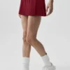 Alçak Bel Amp It Up Tenis Eteği - Summer Romance Kırmızı