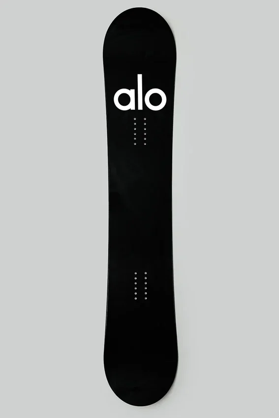Alo Glacier Snowboard - Siyah/Beyaz