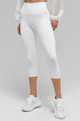 Alo High-Waist Airbrush Kapri | Kadın Taytlar