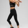 Alo High-Waist Airbrush Kapri | Kadın Taytlar
