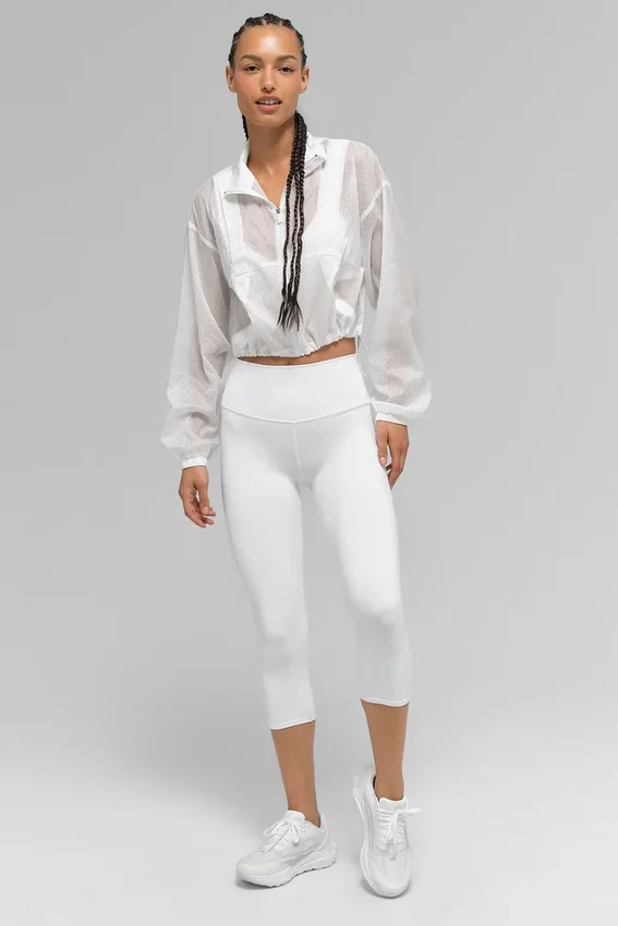 Alo High-Waist Airbrush Kapri | Kadın Taytlar