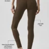 Alo Softsculpt 7/8 Define Tayt - Espresso