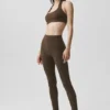 Alo Softsculpt 7/8 Define Tayt - Espresso