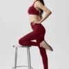Alo Softsculpt 7/8 Define Tayt - Summer Romance Kırmızı