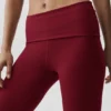 Alo Softsculpt Alçak Bel Katlamalı Kapri - Summer Romance Red