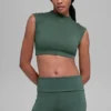 Alo Softsculpt Capped Out Kısa Kollu - Clover Green