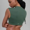 Alo Softsculpt Capped Out Kısa Kollu - Clover Green