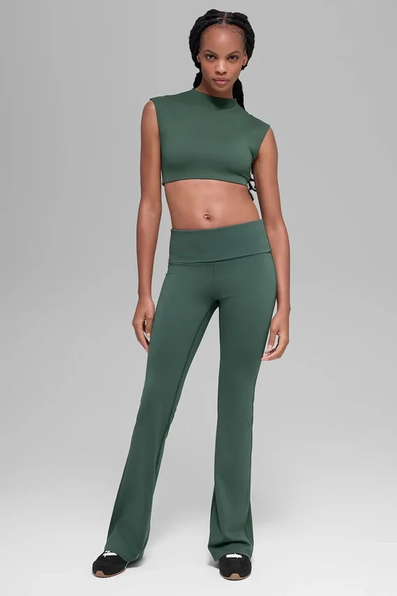 Alo Softsculpt Capped Out Kısa Kollu - Clover Green