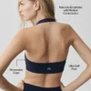 Alo Softsculpt Feel the Heat Halter Sütyen - Lacivert