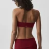 Alo Softsculpt Feel the Heat Halter Sütyen - Summer Romance Red