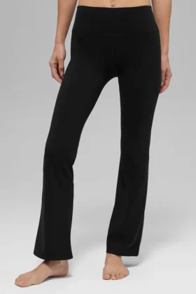 Alo Softsculpt High-Waist 7/8 Bootcut Tayt - Siyah