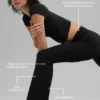 Alo Softsculpt High-Waist 7/8 Bootcut Tayt - Siyah