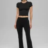 Alo Softsculpt High-Waist 7/8 Bootcut Tayt - Siyah