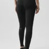 Alo Softsculpt High-Waist 7/8 Superset Tayt - Siyah