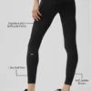 Alo Softsculpt High-Waist 7/8 Tayt - Siyah
