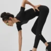 Alo Softsculpt High-Waist 7/8 Tayt - Siyah