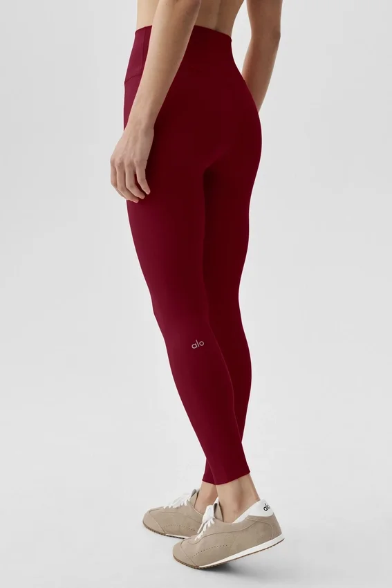 Alo Softsculpt High-Waist 7/8 Tayt - Summer Romance Kırmızı